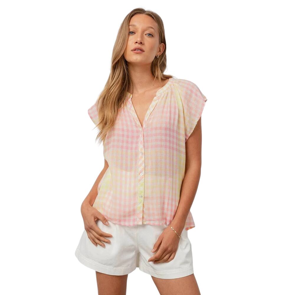 RAILS Alena Top in Lemon Raspberry S - Picture 2 of 11